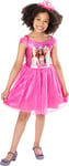 Barbie Utklädnad Klänning med Hårband, 3-4 år
