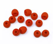 Xcessor Replacement Silicone Earbuds 7 Pairs (Set of 14 Pieces). Medium, Red