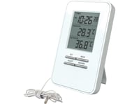 Solight Te09, Vit, Inomhustermometer, Utomhustermometer, Termometer, Termometer, -9 - 50 ° C, -50 - 70 ° C