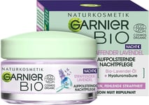 Garnier Night Cream, Regenerating Organic Lavender, with Lavender and Jojoba Oil
