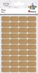 Självhäftande Kardborreband Beige 15X25mm 40Kpl