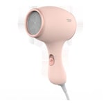 Sèche-cheveux Rose - UE - Mini sèche-cheveux ionique portable ABS rose à air chaud, Faible bruit, 220V, Appar