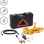 Cric électrique - kit de changement de roue - cric à ciseaux Cric de voiture Kit de cric électrique pour voiture - Noir, Orange