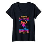 Womens Scorpion Hunting Scorpion Lovers for Men and Women Shirt V-Neck T-Shirt