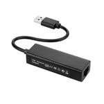 Trådbunden nätverkskort för Switch, Wii och Wii U - USB 3.0 RJ45 Nätverksadapter 100M