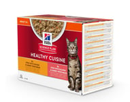 Hill's Science Plan Feline Adult Healthy Cuisine Chicken/Salmon & Veg. Wet 12x80 g