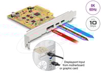 Kontrollerkort - 1st USB-C 10 Gbps + 1st USB-C 10 Gbps (DP Alt Mode) PCIe X4