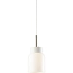 Pendel Tova vit/vit, blank opal E27
