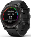 Garmin Watch Fenix 7 Pro Sapphire Solar Carbon Grey Titanium