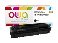 OWA - Hög kapacitet - svart - kompatibel - återanvänd - tonerkassett (alternativ för: HP 207X) - för HP Color LaserJet Pro M255dw, M255nw, MFP M282nw, MFP M283fdn, MFP M283fdw