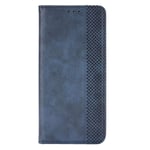 FINEONE Case for Motorola Moto G30, Premium Leather Wallet Magnetic Clasps Folio Book Style Cover, Blue
