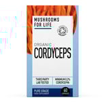 Mushrooms For Life Organic Cordyceps - 60 Capsules