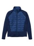 Marmot Variant Hybrid Jacket Warm Puffer Jacket, Insulated Hooded Winter Coat, Water-Resistant Quilted Parka, Lightweight Packable Outdoor Jacket, Windproof - Arctic Navy, Small