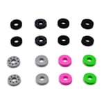 16 st Aim Assist Rings Motion Control Ringar för PS5-PS4 Switch PRO Game Controller Extra svampring Precisionsringar