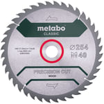 Metabo - Lame de scie circulaire de précision coupe classique 254x30 40WZ 20 °