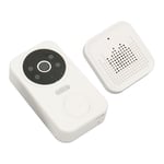 Smart Doorbell Camera Rechargeable Battery Powered Doorbell Camera Compact 2 Way