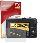 atFoliX 3x Screen Protection Film for Canon EOS M200 matt&shockproof