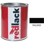 Redlack - Peinture ral 9005 Satiné multisupport 1L ral 9005 Sati