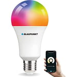 BLAUPUNKT Smart Bulb E27 – Colour Changing LED Light Bulb WiFi – Warm White to Cool Daylight Room Lighting – Dimmable – Music Sync and More Smart Modes – 9W – Works with Google Home – Single Pack