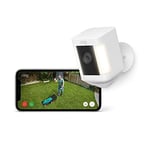 Ring Spotlight Cam Plus Battery by Amazon | Wireless outdoor Security Camera 108