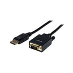 Startech - com Câble adaptateur DisplayPort vers vga de 1,8m - Mâle / Mâle - 1920x1200 - 1,8 m - Displayport - vga (D-Sub) - Mâle - Mâle - Droit