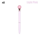 1pc Metal Ballpoint Pearl Pen Signature Light Pink 2
