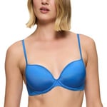 Triumph Midnight Swim Push-Up Bikini Top Blå D 40 Dam