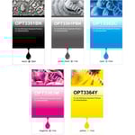 Optimum Multipack - 5 st 33XL bläckpatroner PBK/BK/C/M/Y