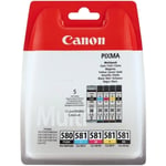 Canon 2024C006 Multipack PGI-580XL + CLI-581XL