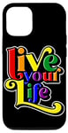 iPhone 12/12 Pro LGBTQ Pride Month - Live Your Life Case