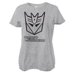 Decepticon Monotone Girly Tee, T-Shirt
