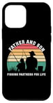 Coque pour iPhone 12 mini Père et fils, partenaires de pêche pour la vie Amateurs de pêche