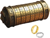 Boîte à puzzle Da Vinci Code Mini serrure avec compartiments cachés pour anniversaire, Saint-Valentin, cadeau d'anniversaire mystérieux pour la famille et les amis