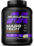 Muscletech Masstech Extreme Protein Powder, Weight & Muscle Mass Gainer, Whey Ma