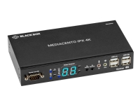 Black Box MediaCento IPX 4K Receiver - Video/lyd/infrarød/USB/seriellforlenger - mottaker - 1GbE, Fibre Channel - USB - fiberoptisk, 1000Base-T - opp til 10 km