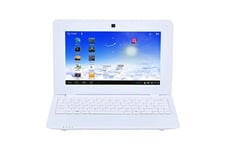 YONIS PC portable Netbook 10 pouces android mini ordinateur wifi rj45 hdmi usb 68go blanc - yonis