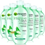 6x Garnier Intensive 7 Days Aloe Vera Body Lotion 400ml - Normal Skin