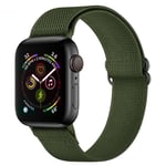 Apple Watch Series 8 45mm Armband i resår, Grön