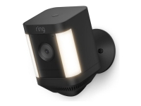 Ring Spotlight Cam Plus Battery - Nätverksövervakningskamera - utomhusbruk - vädertålig - färg (Dag&Natt) - 1080p - ljud - trådlös - Wi-Fi