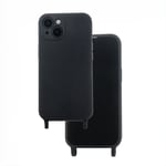 Silikonfodral iPhone 14 Svart Hållbart Skydd - TheMobileStore iPhone 14 Skal