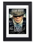 Memorabilia Peaky Blinders Cast Signed Autograph Signature Autographed A4 Poster Photo Print Photograph Artwork Wall Art Picture TV Show Series Season DVD Boxset Gift (BLACK FRAMED & MOUNTED)
