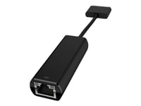 Hp Elitepad Ethernet Adapter - Nätverkskort - 70-Stifts Dockningskontakt (Hane) Till Rj-45 (Hona) - 16.9 Cm - Svart - För Elite X2 1011 G1  Elitepad 1000 G2, 900 G1