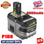 NEWEST P108 18V 7.0 Ah Li-Ion Battery for Ryobi Battery ONE& RB18L40 RB18L50 UK