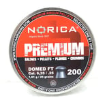 Norica - Domed FT 200-pack Pellets 6.35MM