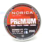 Norica - Domed FT 200-pack Pellets 6.35MM