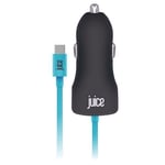 Juice USB C Type Car Charger 18 Watt Fast Charging Samsung Sony Power MFI Black
