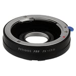 Fotodiox Pro Lens Mount Adapter, Pentax K (PK) Mount Lens to Sony A-Mount DSLRS Cameras, PK-Sony(a) PRO - Black