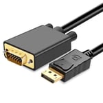 Laptop 1.8m Displayport to VGA Male to Male DP to VGA Cable Adapter Conventer