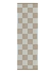 Square, All-Round Runner Home Textiles Rugs & Carpets Hallway Runners Beige Mette Ditmer