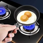 Mini Frying Pan for One Egg, 4.7 Inch 12cm Mini Portable Egg Frying Pan with Handle Heat Resistant Non Stick Omelette Fry Pan Household Small Kitchen Cooker